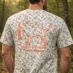 Unisex Adult's Simply Southern® Camo Dog Logo T-Shirt