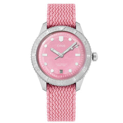 Oris Women's Divers - Pink Dial - 100m