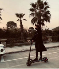Folding E-Scooter with 9" Wide Tires
