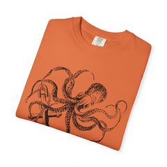 Unisex Nautical Anchor Octopus T-Shirt