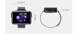 2 in 1 T91 Smart Watch with Bluetooth Earbuds
