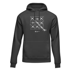 Outdoorzees Unisex Fish Tick Tack Toe Hoodie