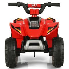 GBruno Store 6V Kids Electric ATV 4 Wheels Ride-On Toy - Red