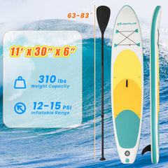 11 Foot Premium SUP Inflatable Stand Up Paddle Board
