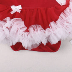 Infant Girl's Four-Piece Christmas Clothing Set