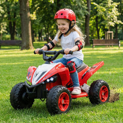 12V Kids Ride On ATV/4-Wheeler/Quad with LED Lights and 7 MPH Max Speed