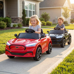 12V Kids Ride On Licensed Ford Mach E with Parent Control and Horn