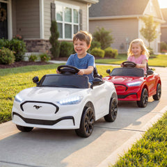 12V Kids Ride On Licensed Ford Mach E with Parent Control and Horn
