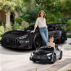 12V Kids Ride On Licensed Mercedes-AMG GT3 with Adjustable Speed
