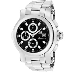 Oceanaut Men's Baccara XL - Black Dial, Silver Bracelet - 50m
