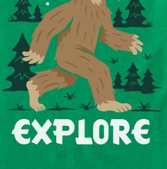 Kids Unisex Bigfoot 'Explore' Long Sleeve Crusher T-Shirt - Life Is Good
