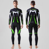 Men's Cycling Long Sleeve Jersey Set - Jersey/Pants Combo
