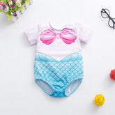 Girl's One-Piece Mermaid, Floral, Dinosaur Swimsuit