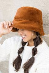 Women's Plush Bucket Hat