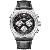Oceanaut Men's Flight - Black Dial/Strap - 100m