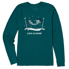 Women's Crusher Jackie Ski Hammock T-Shirt - Life Is Good