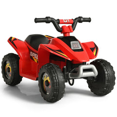 GBruno Store 6V Kids Electric ATV 4 Wheels Ride-On Toy - Red