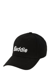 Women's 'BADDIE' Embroidery Cotton Cap