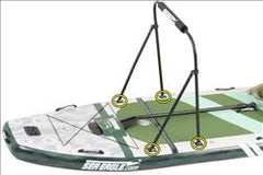 12 Foot Sea Eagle Boats | FS1210 FishSUP™ Inflatable Fishing Stand-Up Paddleboard - Watersnake Motor Package