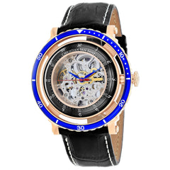 Christian Van Sant Men's Dome - Silver Dial, Black Strap - 30m