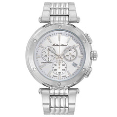 Mathey-Tissot Men's Neptune Chrono - Silver Dial/Bracelet - 50m