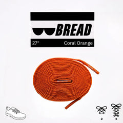 Bread Coral Orange Laces
