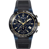 Salvatore Ferragamo Men's F-80 - Blue Dial - 100m