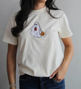 Women's 'Boo' Short Sleeve T-Shirt HALLOWEEN