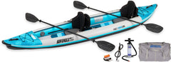 12 Foot Sea Eagle Boats | 385ft FastTrack V-bottom Inflatable Kayak - Pro Carbon Package