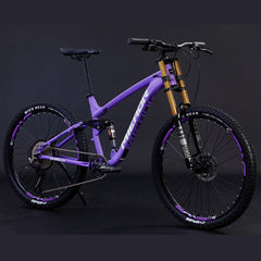 11 Speed Aluminum Alloy Soft Tail Mountain Bike with Oil Pressure Brakes and Air Suspension