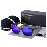 Unisex Wooden Polarized Sunglasses