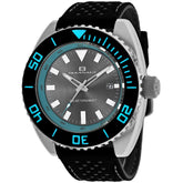 Oceanaut Men's Submersion - Grey Dial, Teal/Black Bezel - 200m
