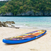 11 Foot Inflatable Stand Up Paddle Board with Backpack, Aluminum Paddle, Pump