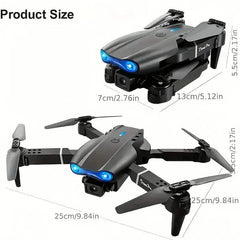 DailySale Drone Pro Drone HD Dual Camera, WiFi FPV Foldable RC Quadcopter