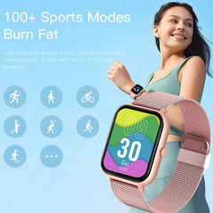Kid's Smart Watch with AI Voice Assistant, Heart Rate, Blood Pressure, Blood Oxygen, Sleep