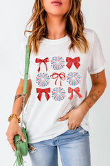 Women's Cute Bow Graphic T-Shirt