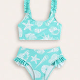 Baby Joy Baby/Girls Two Piece Bikini Swimsuit
