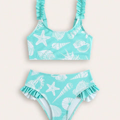 Baby Joy Baby/Girls Two Piece Bikini Swimsuit