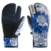 Adult's Unisex Three-Finger Ski Gloves