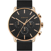 Obaku Men's Havn - Black Dial - 50m