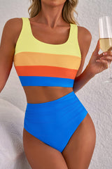 Women's High Waist Two-Piece Bikini Swimsuit