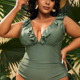 Women's Plus Size One-Piece Swimsuit