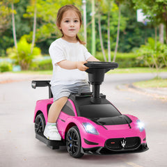 6V Kids Ride On/Push Licensed Maserati Car with Foot Pedal and Music