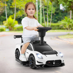 6V Kids Ride On/Push Licensed Maserati Car with Foot Pedal and Music