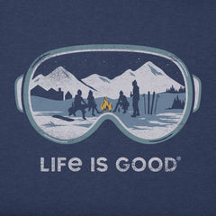 Men's Après Goggles Long Sleeve T-Shirt - Life Is Good