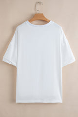 Women's 'Stars & Stripes' Sequin Loose Tee
