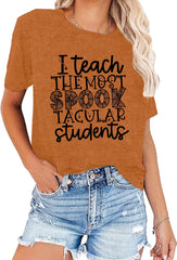 HALLOWEEN Women's Teacher T-Shirt - Size XL