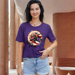 HALLOWEEN Women's Anbech 'Hocus Pocus' Sanderson Sisters Graphic Tee, Dark Purple - Size S