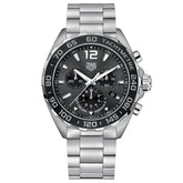 Tag Heuer Men's Formula 1 - Grey Dial, Silver Case/Bracelet, 45mm - 200m