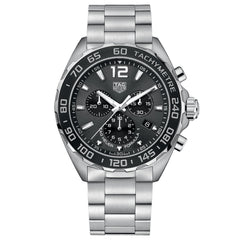 Tag Heuer Men's Formula 1 - Grey Dial, Silver Case/Bracelet, 45mm - 200m